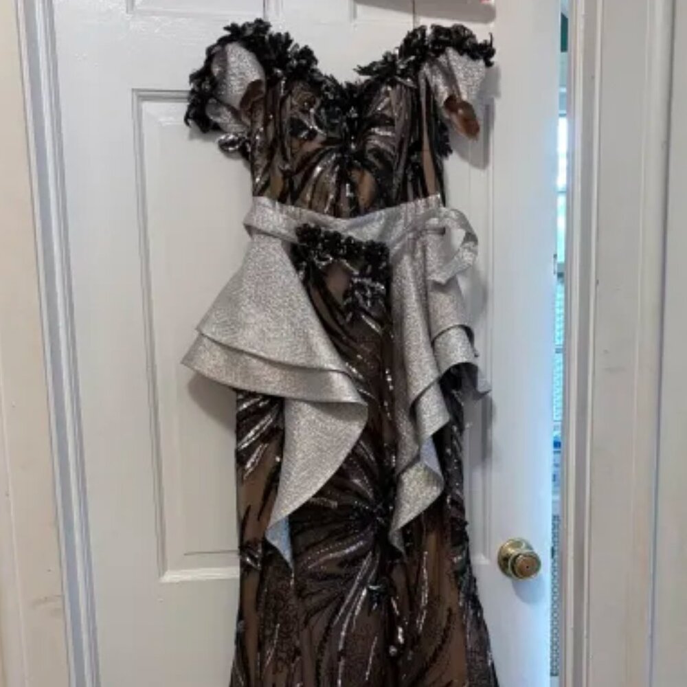 ✨ Designer Princess Off-Shoulder Evening Gown ✨